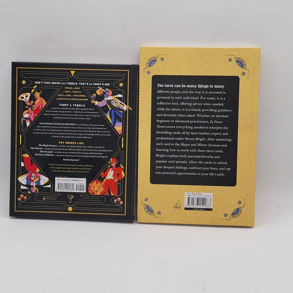 David Ross Tarot & Tequila Steven Bright In Focus Tarot Hardcover 1st Ed Good - Picture 2 of 15